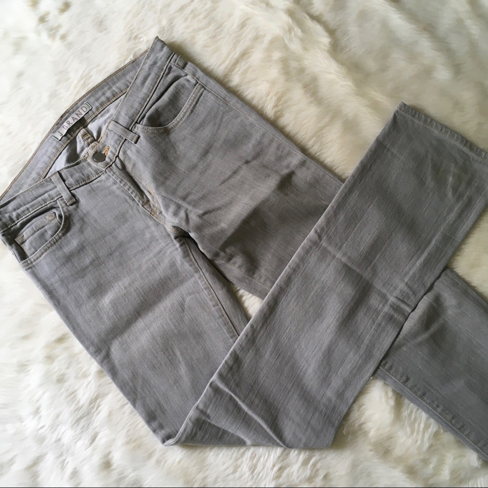 J Brand • Grey Straight Leg Jeans
